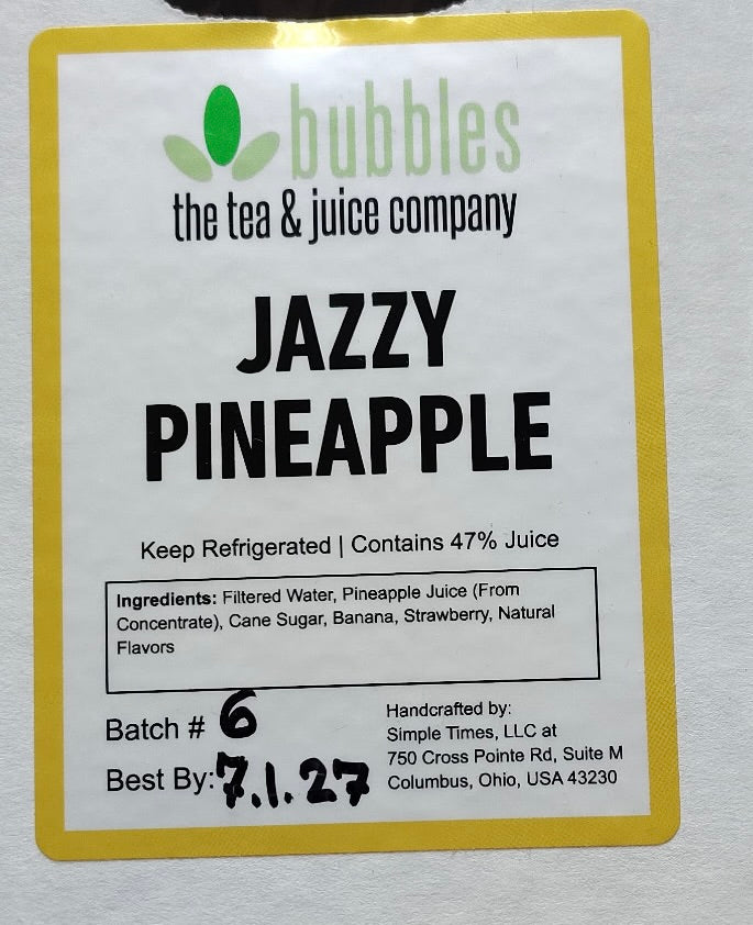 Jazzy Pineapple Smoothie Base (Case of 4)