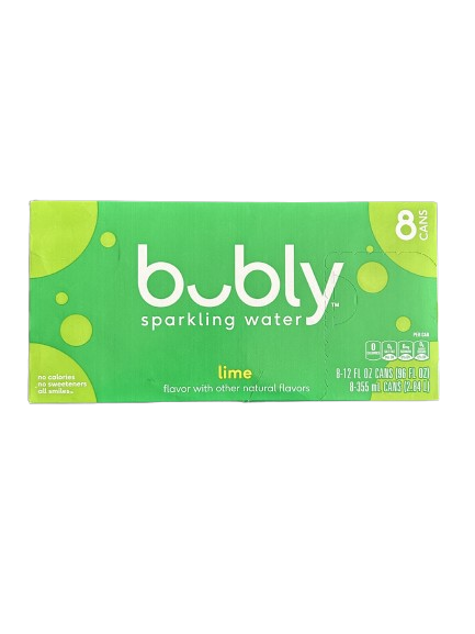 Lime Bubly Sparkling Water (8-pack)