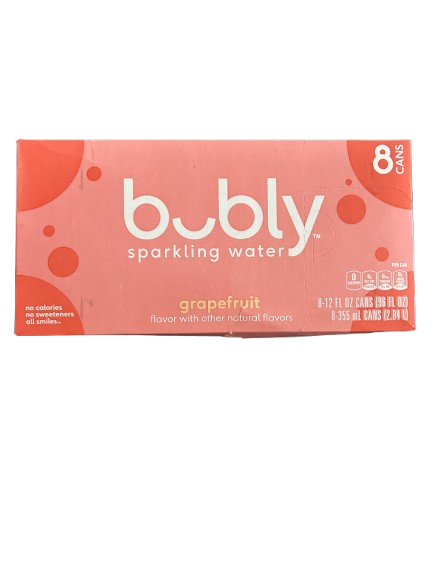 Grapefruit Bubly Sparkling Water (8-pack)